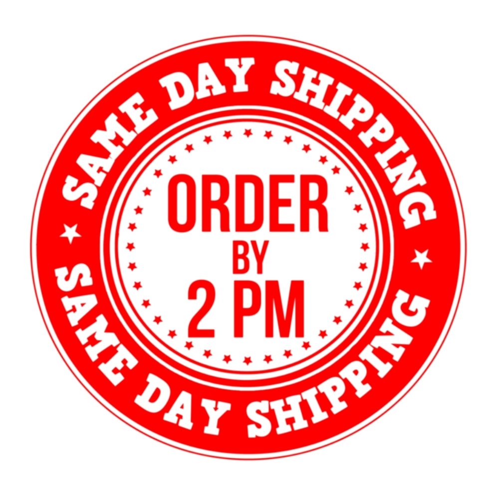 Same Day Shipping, order by 2pm PST